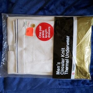 New NWT NOS Men’s Thermal underwear ankle length drawers bottom XL 42 44